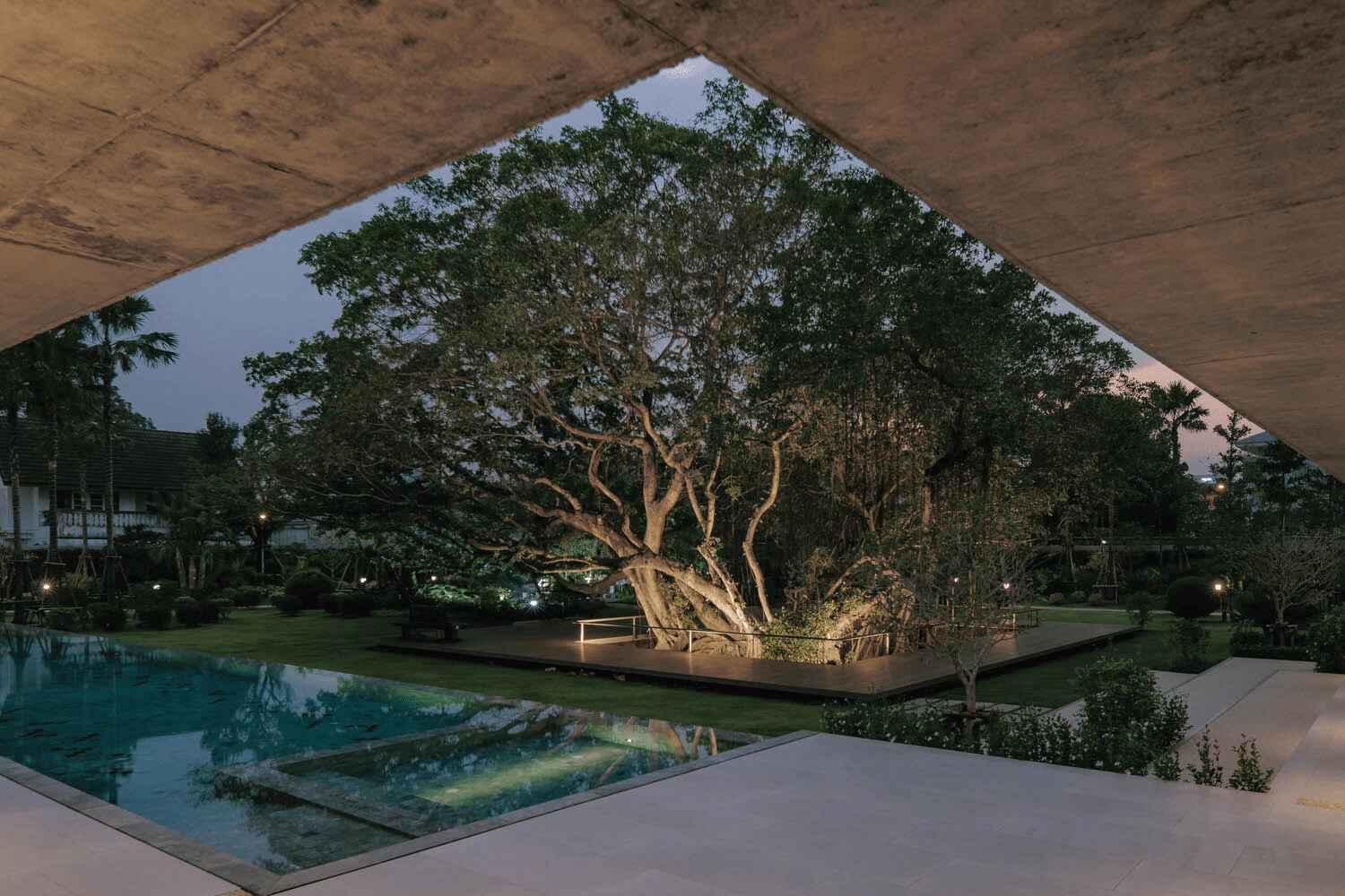 Nhà vườn 1.600 m2 cho ba thế hệ xây quanh cây đa cổ thụ