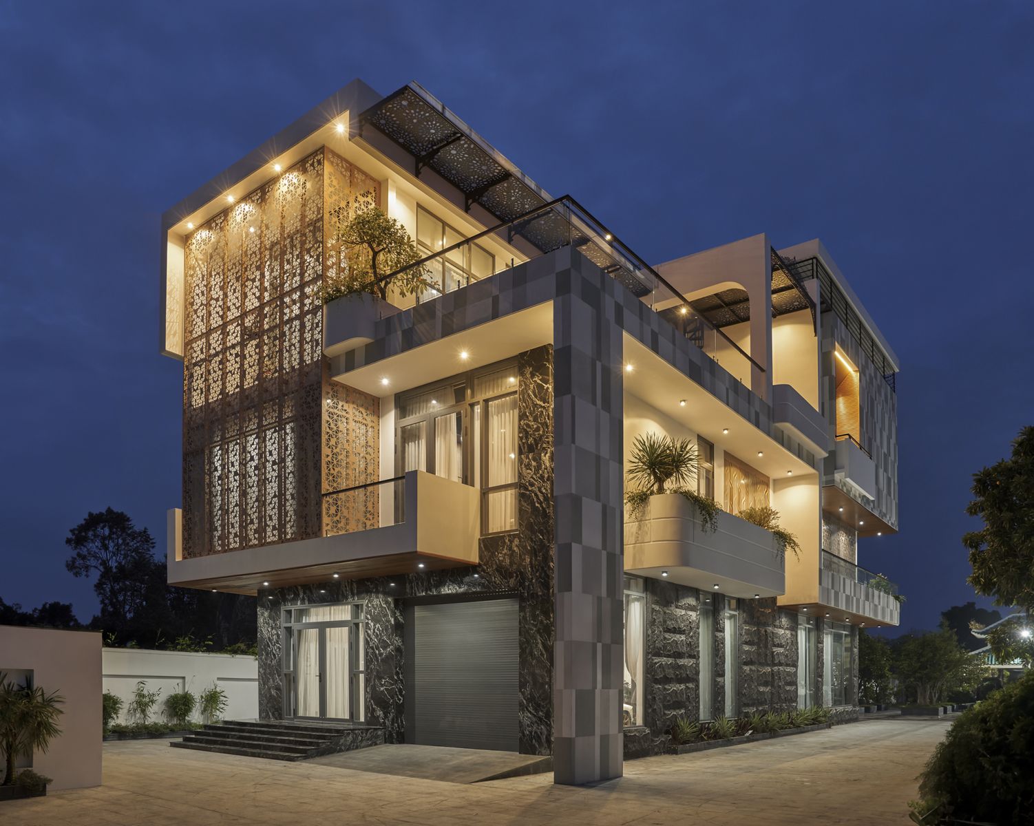 Biệt thự hiện đại 3 tầng