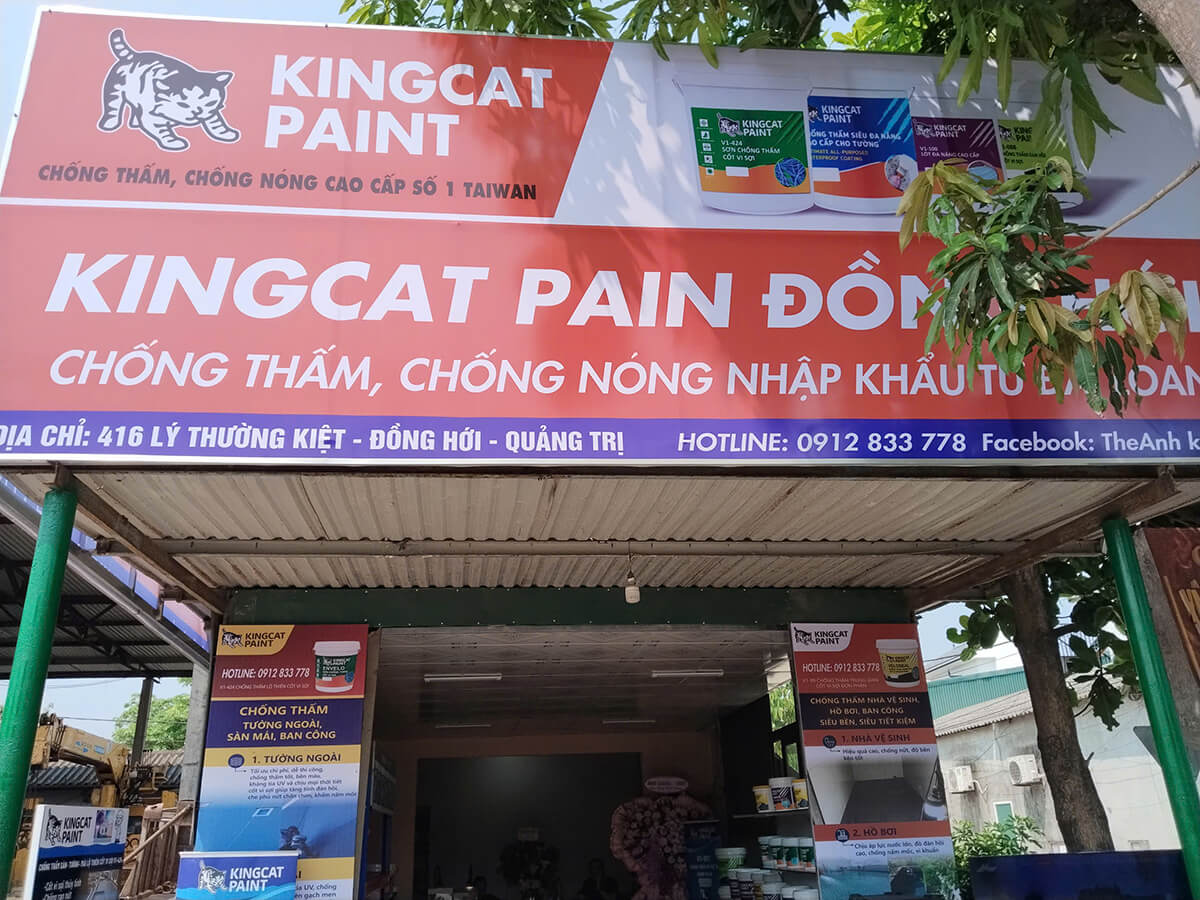 Khai Trương Đại Lý Sơn Kingcat Paint Tại Đồng Hới, Quảng Trị