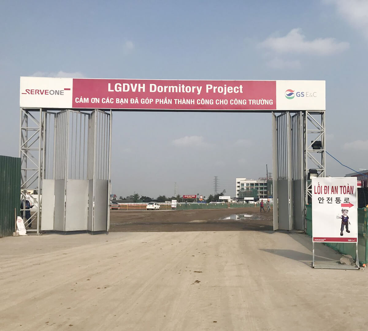 Thi công chống thấm công trình LG Display Việt Nam