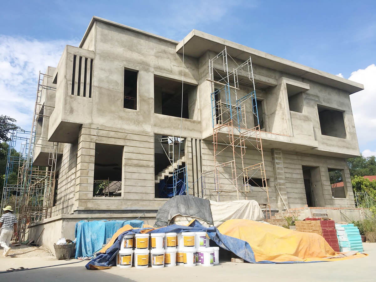 Thi công chống thấm công trình Nhà thuốc Quốc Minh