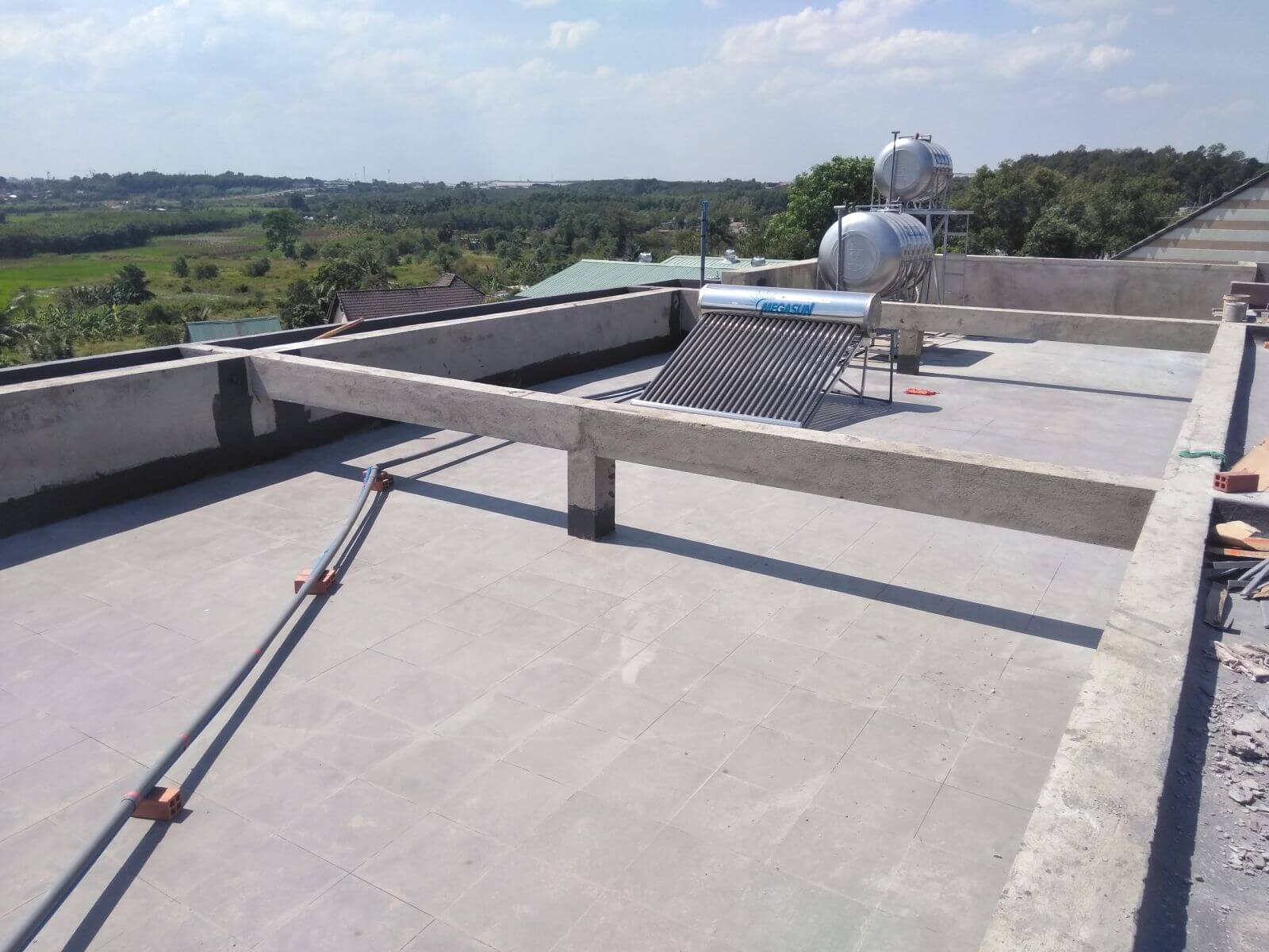 Thi công chống thấm công trình Nhà thuốc Quốc Minh