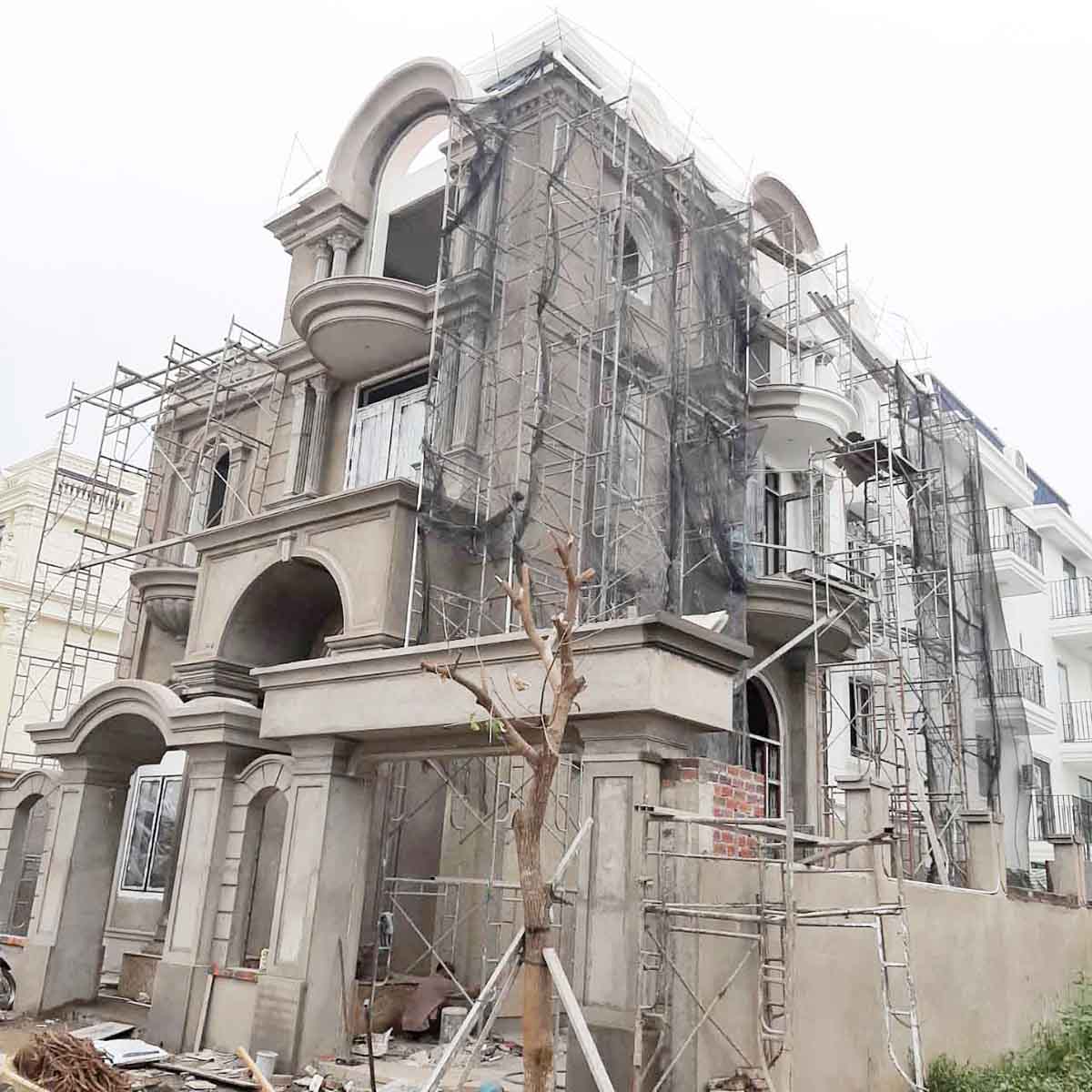 quy trình thi công phần thô tại Đà Nẵng