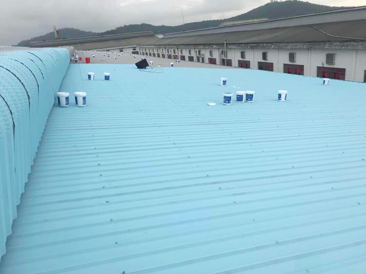 Thi công chống thấm cách nhiệt mái tôn Công ty Kai Yang