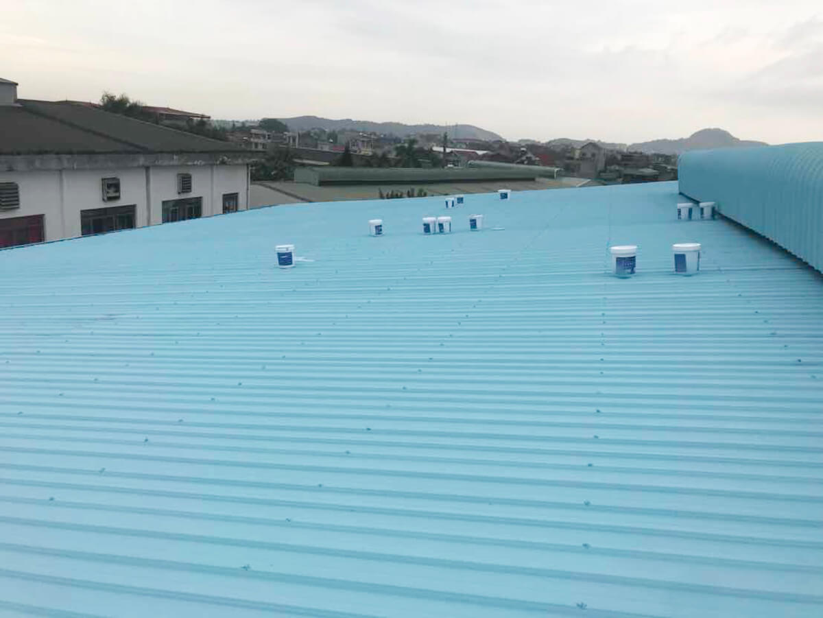 Thi công chống thấm cách nhiệt mái tôn Công ty Kai Yang